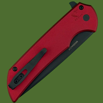 Protech Mordax Button Lock Red/Black Limited MX103-LTDRED