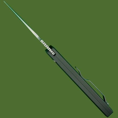 Protech Rockeye Auto Carbide Textured OD Green Magnacut LG3105-GREEN