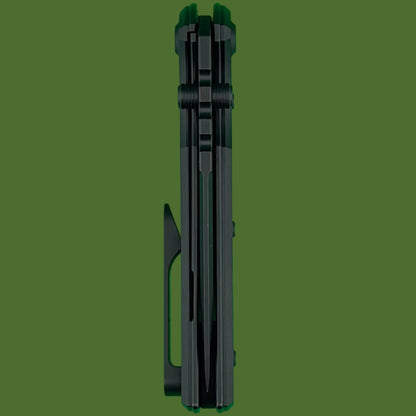 Chaves Blue Label Redencion Street Liner Lock Black Knurled Aluminum Handles Black Hardware (Black Tanto)
