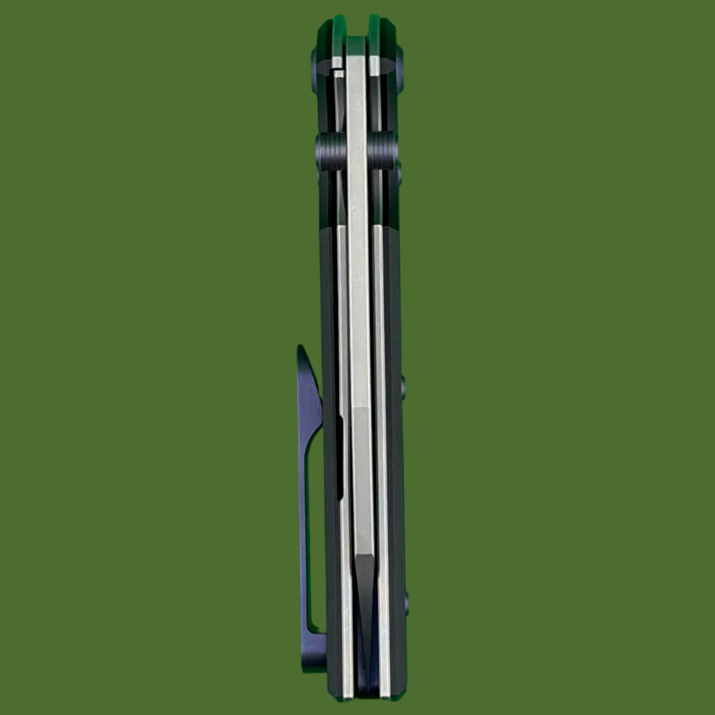 Chaves Blue Label Sangre 229 Liner Lock Black Knurled Aluminum Handle Purple Hardware (Stonewash)