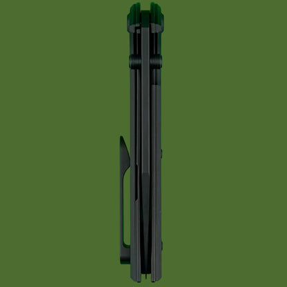 Chaves Blue Label Scapegoat 229 Liner Lock Black Knurled Aluminum Handles Black Hardware (Black)