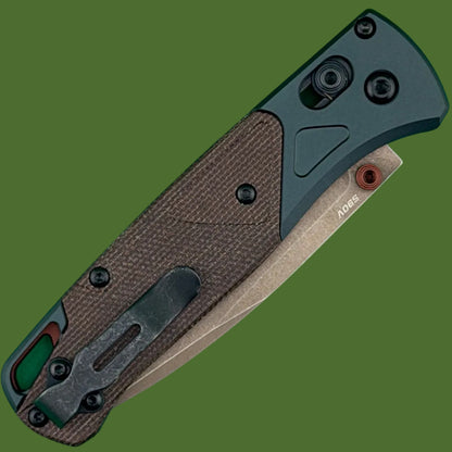 Benchmade Bugout Taiga Green/Natural Micarta FDE 535FE-2602