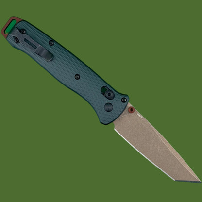 Benchmade Bailout Taiga Green Aluminum S90V FDE 537FE-2601