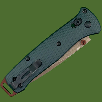 Benchmade Bailout Taiga Green Aluminum S90V FDE 537FE-2601