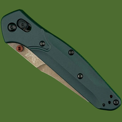 Benchmade 940 Osborne Taiga Green Aluminum S90V FDE 940FE-2601