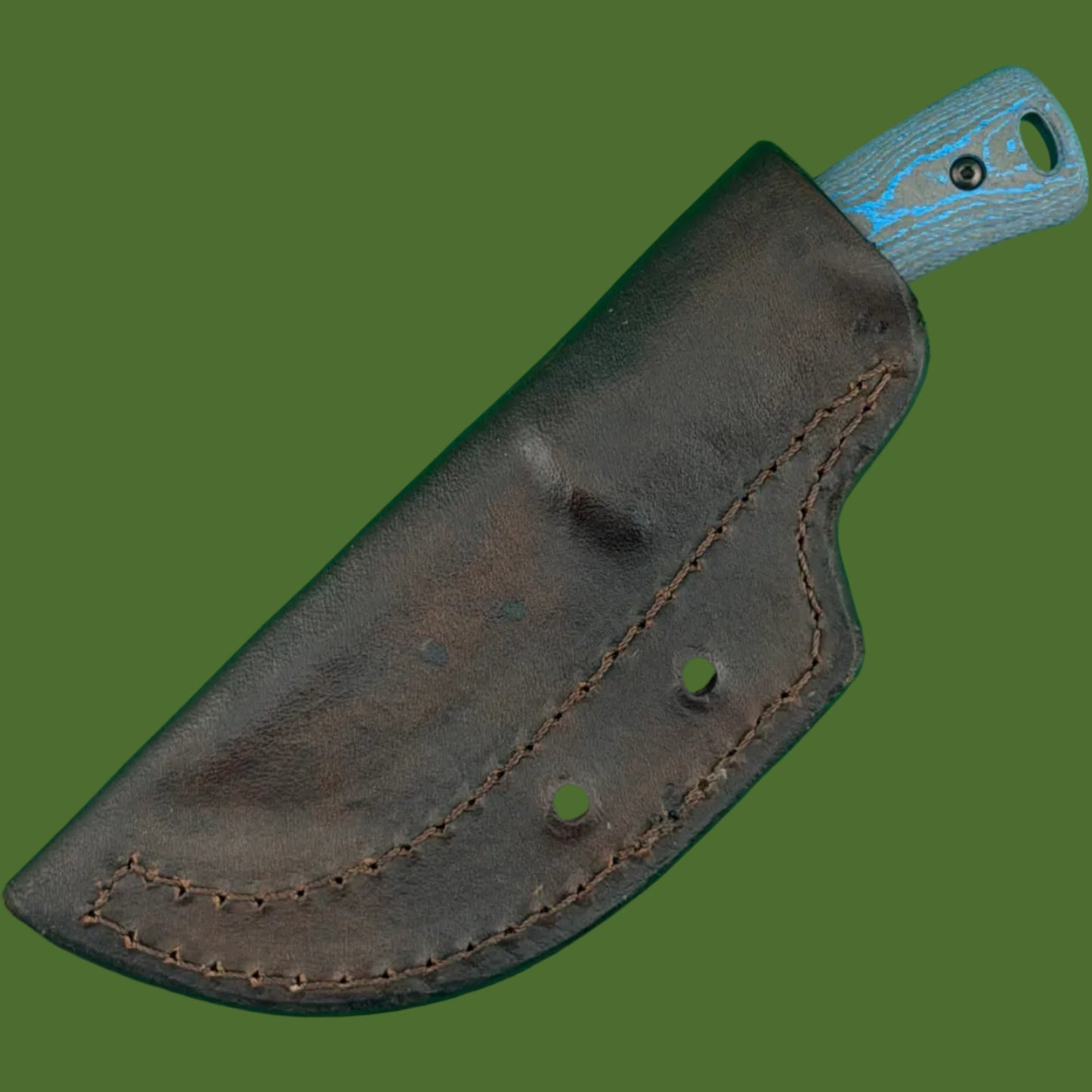 TRM Tagalong Fixed Blade Electric Blue CamoCarbon