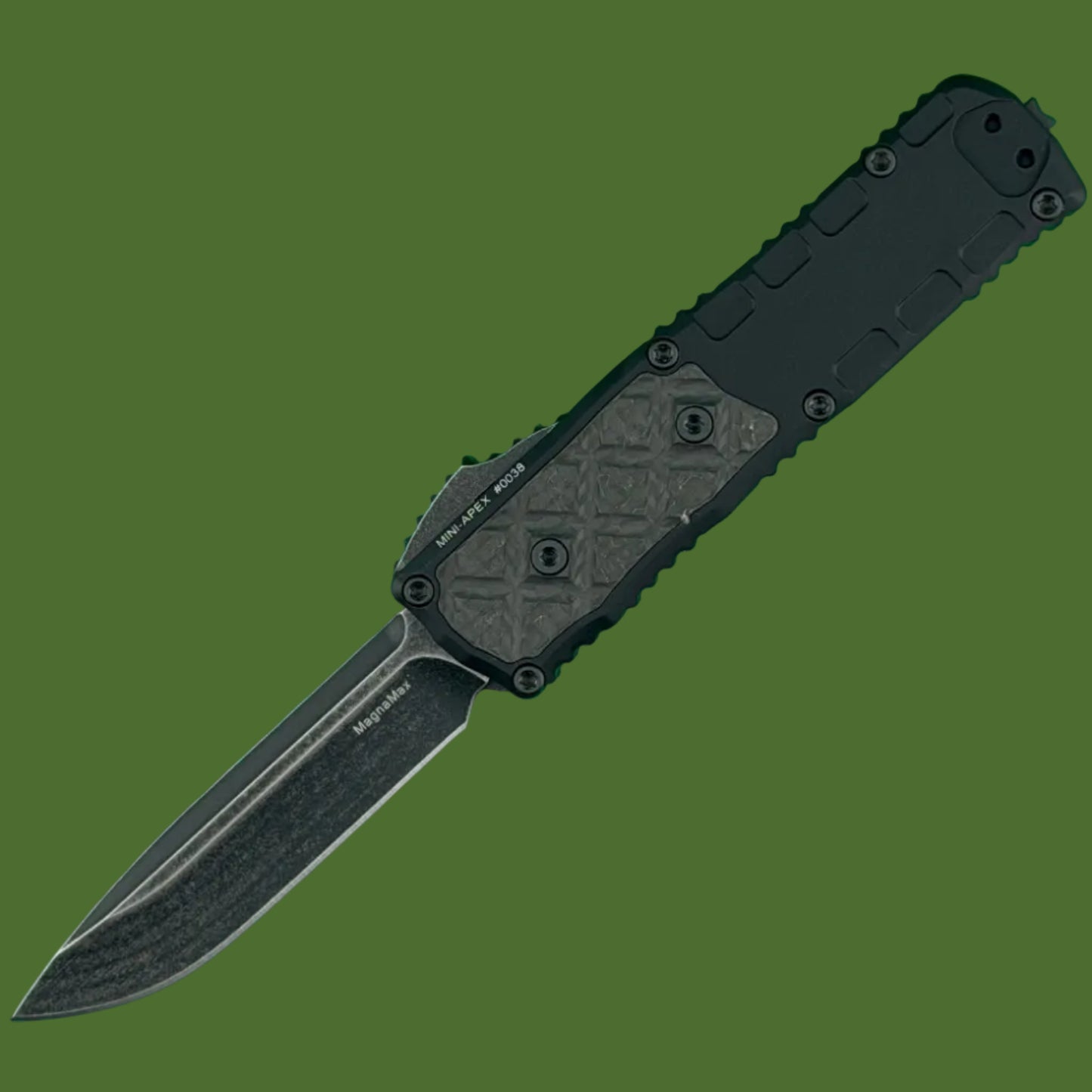 Guardian Tactical Mini Apex S/E OTF Carbon Fiber Inlay (Dark Stonewash MagnaMax) 172611
