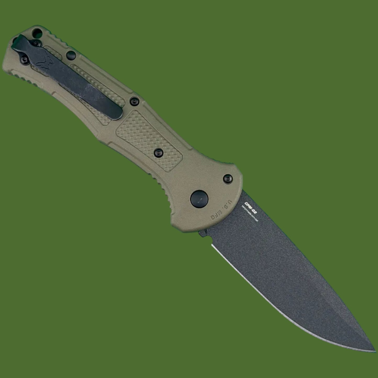 Benchmade Claymore Auto Green Grivory 9070BK-1