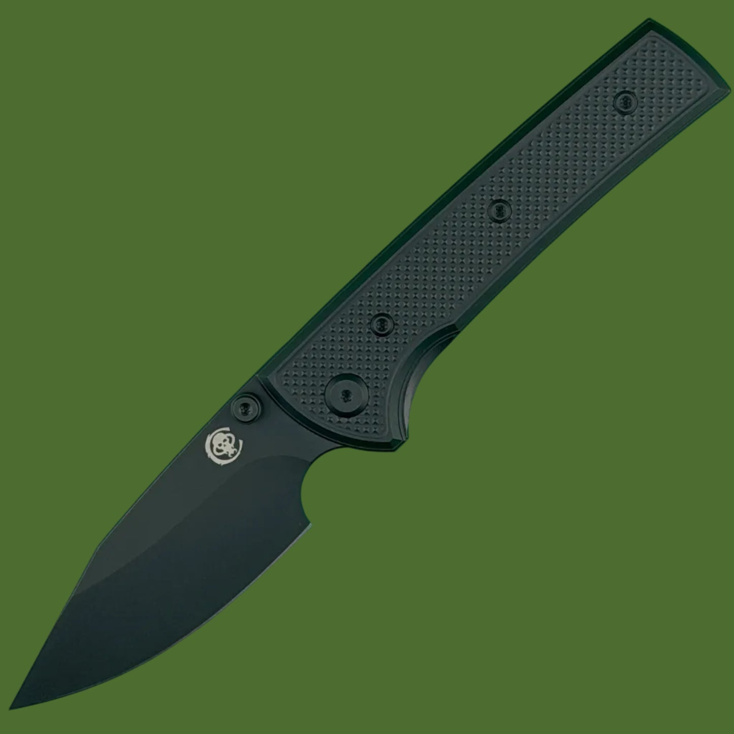 Chaves Blue Label Scapegoat Street Liner Lock Black Knurled Aluminum Handles Black Hardware (Black)