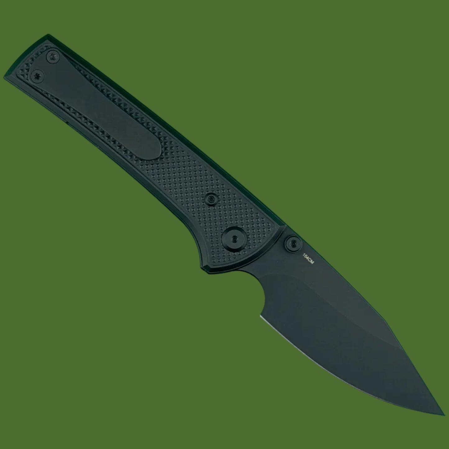 Chaves Blue Label Scapegoat Street Liner Lock Black Knurled Aluminum Handles Black Hardware (Black)