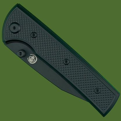 Chaves Blue Label Scapegoat Street Liner Lock Black Knurled Aluminum Handles Black Hardware (Black)