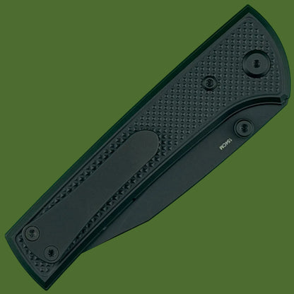 Chaves Blue Label Scapegoat Street Liner Lock Black Knurled Aluminum Handles Black Hardware (Black)