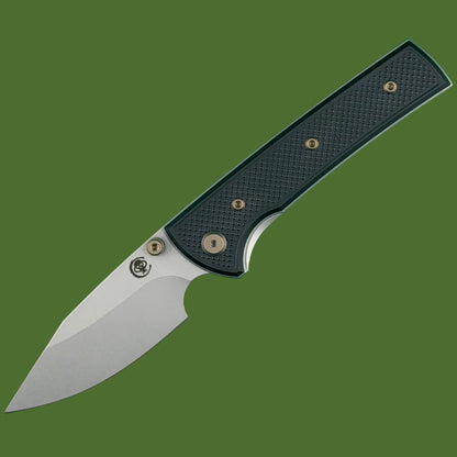 Chaves Blue Label Scapegoat Street Liner Lock Black Knurled Aluminum Handles Bronze Hardware (Stonewash)