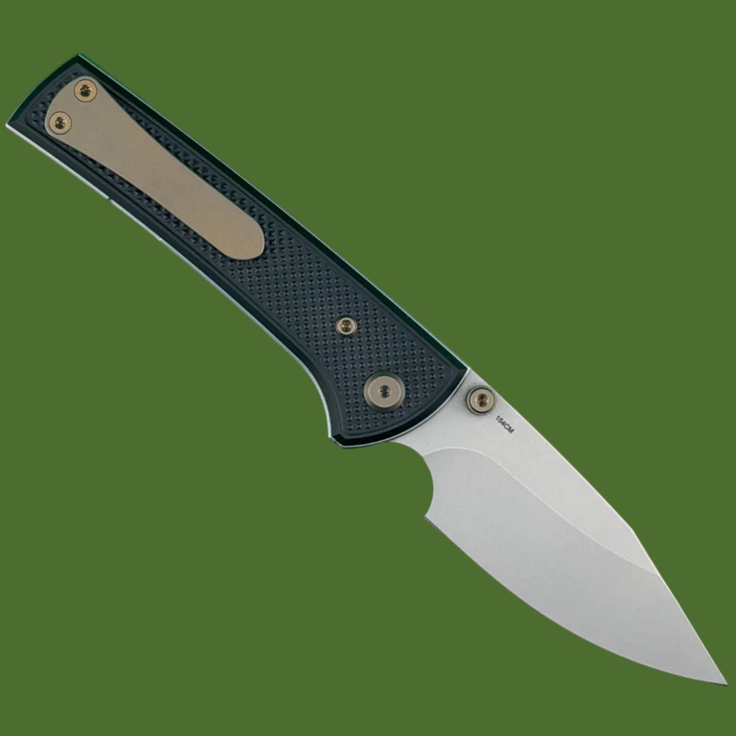 Chaves Blue Label Scapegoat Street Liner Lock Black Knurled Aluminum Handles Bronze Hardware (Stonewash)
