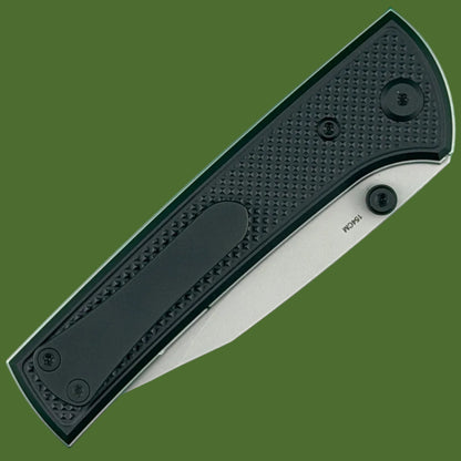 Chaves Blue Label Scapegoat Street Liner Lock Black Knurled Aluminum Handles Black Hardware (Stonewash)