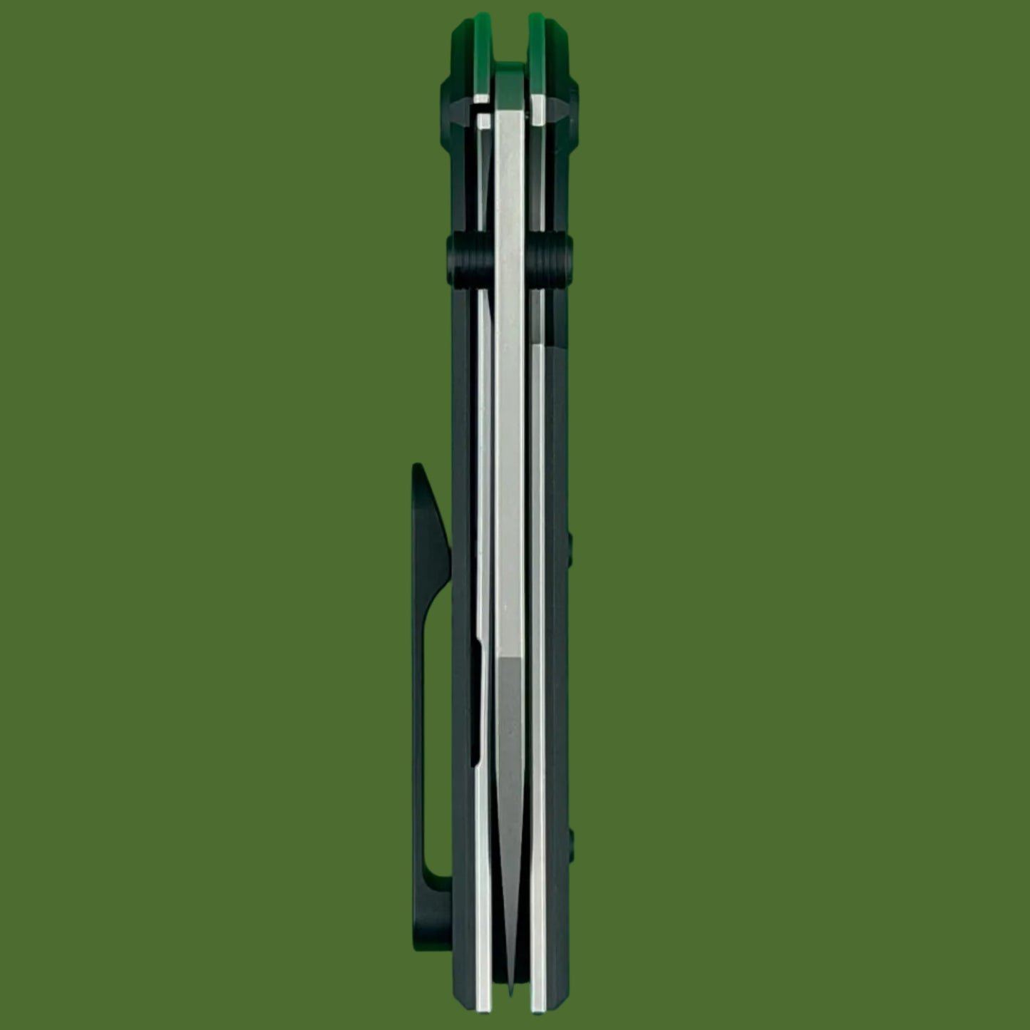 Chaves Blue Label Scapegoat Street Liner Lock Black Knurled Aluminum Handles Black Hardware (Stonewash)