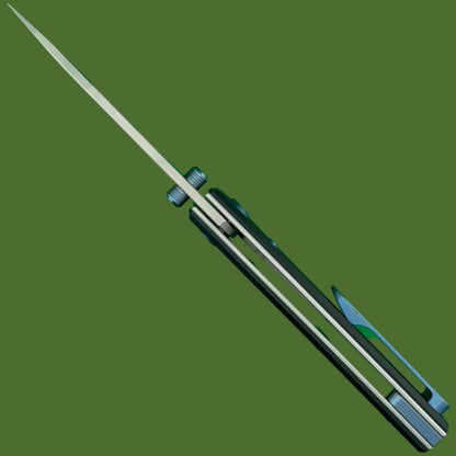 Chaves Blue Label Scapegoat Street Liner Lock Black Knurled Aluminum Handles Blue Hardware (Stonewash)