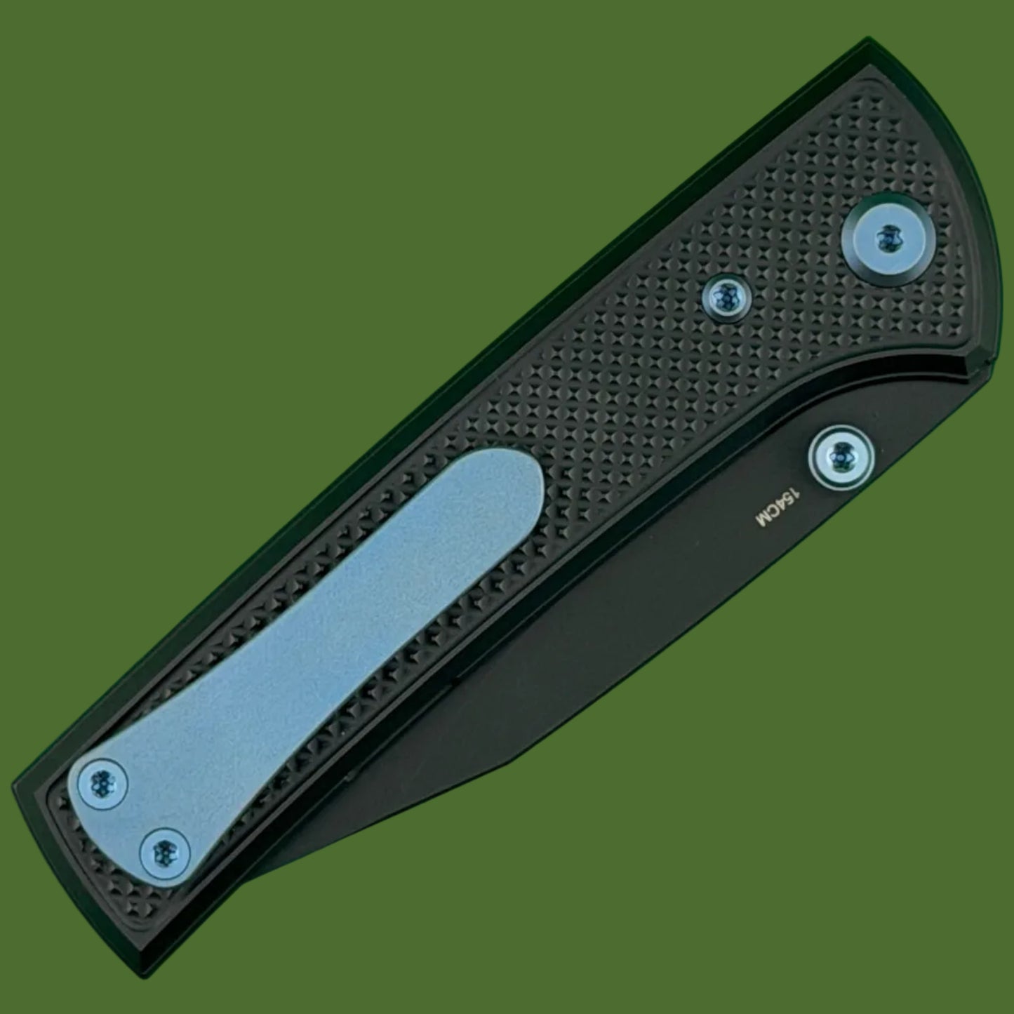 Chaves Blue Label Scapegoat Street Liner Lock Black Knurled Aluminum Handles Blue Hardware (Black)