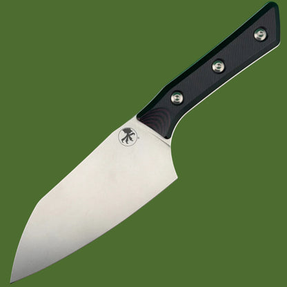 Microtech Santoku 6” Black Cherry G-10 Stonewash Standard 3200-10BC