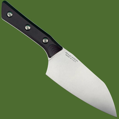 Microtech Santoku 6” Black Cherry G-10 Stonewash Standard 3200-10BC