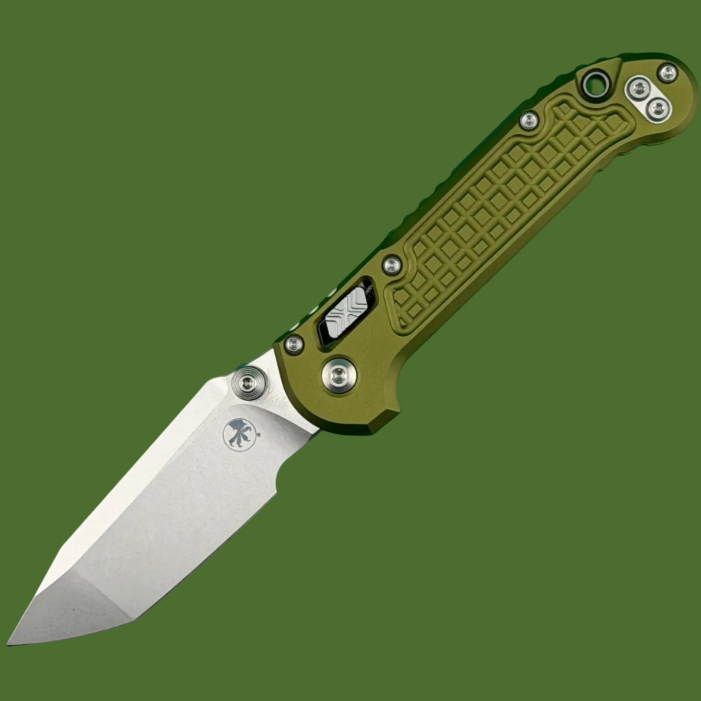 Microtech LUDT T/E Ram-Lok Frag OD Green Stonewash Standard 1136RL-10FROD