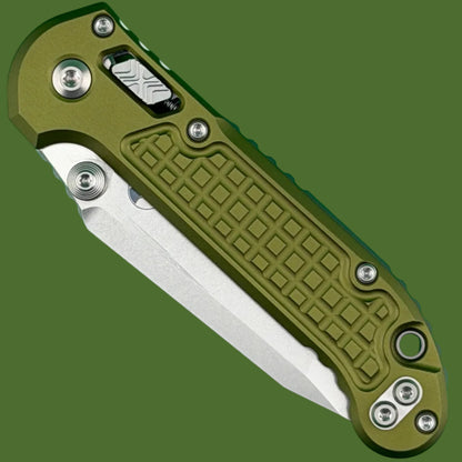 Microtech LUDT T/E Ram-Lok Frag OD Green Stonewash Standard 1136RL-10FROD