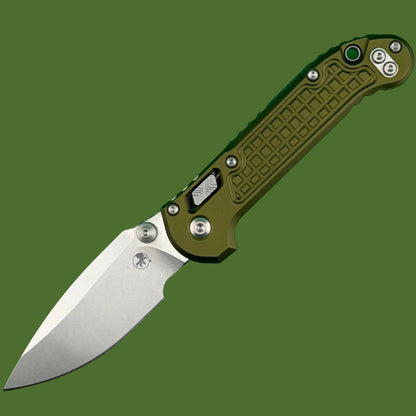 Microtech LUDT S/E Ram-Lok Frag OD Green Stonewash Standard 1135RL-10FROD