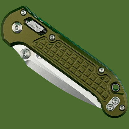 Microtech LUDT S/E Ram-Lok Frag OD Green Stonewash Standard 1135RL-10FROD