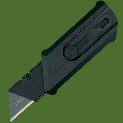 Chaves Blue Label CHUB Slipper Utility Knife Black Aluminum PVD Blade Carrier Black Hardware