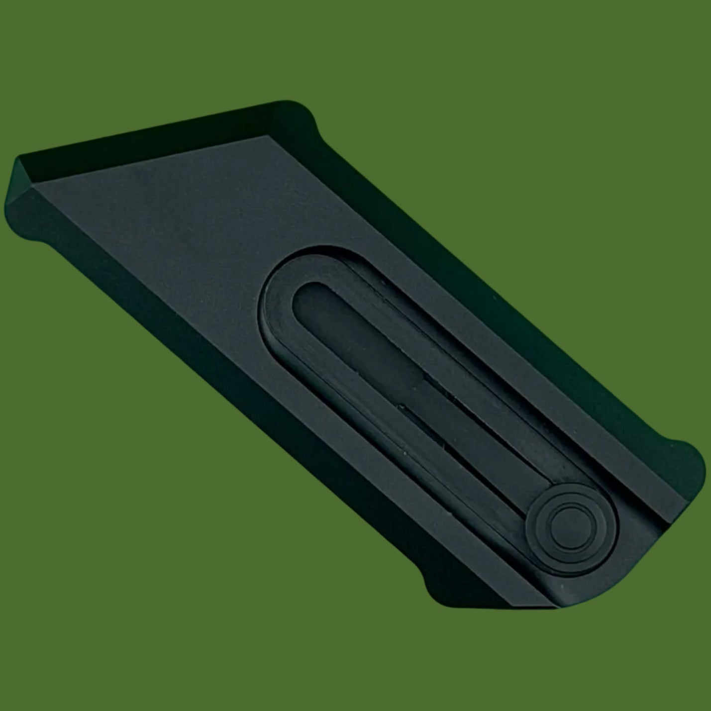 Chaves Blue Label CHUB Slipper Utility Knife Black Aluminum PVD Blade Carrier Black Hardware