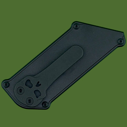 Chaves Blue Label CHUB Slipper Utility Knife Black Aluminum PVD Blade Carrier Black Hardware