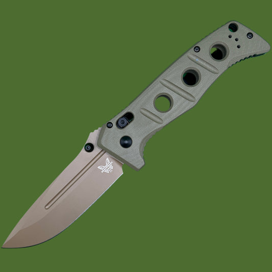 Benchmade Adamas Green/Tan 275FE-2