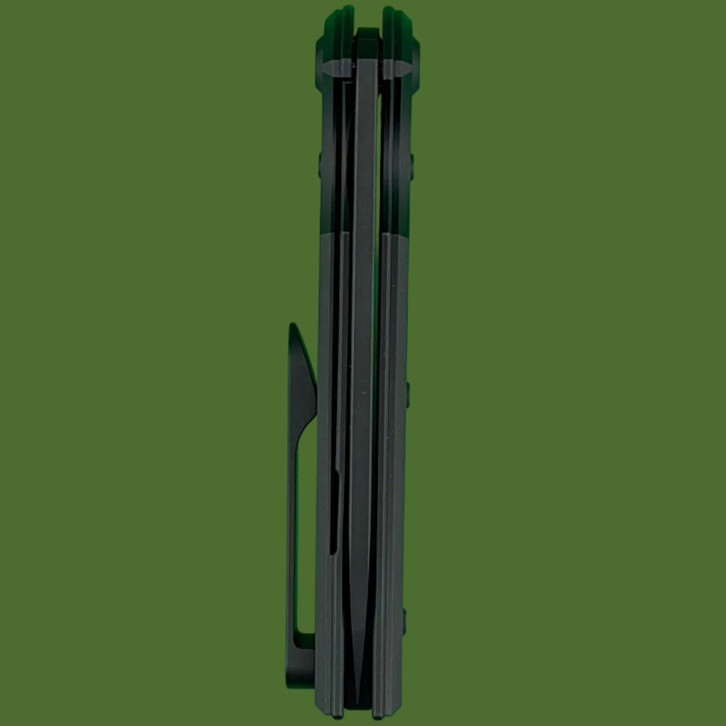 Chaves Blue Label Liberation Street Liner Lock Black Knurled Aluminum Handles Black Hardware (Black Drop Point)