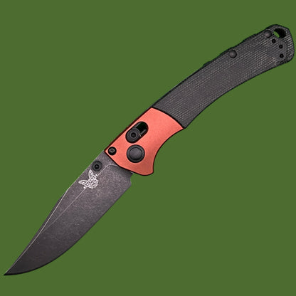 Benchmade Mini Crooked River Black Micarta/Burnt Copper Magnacut 1508BK-04