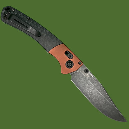 Benchmade Crooked River Black Micarta/Burnt Copper Magnacut 15080BK-04