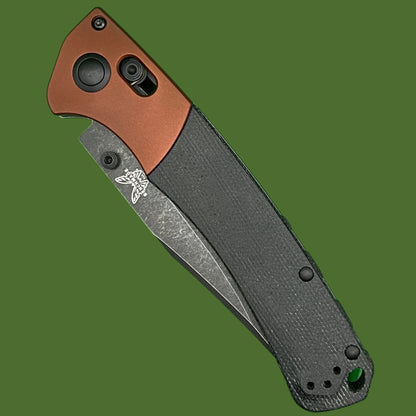 Benchmade Crooked River Black Micarta/Burnt Copper Magnacut 15080BK-04