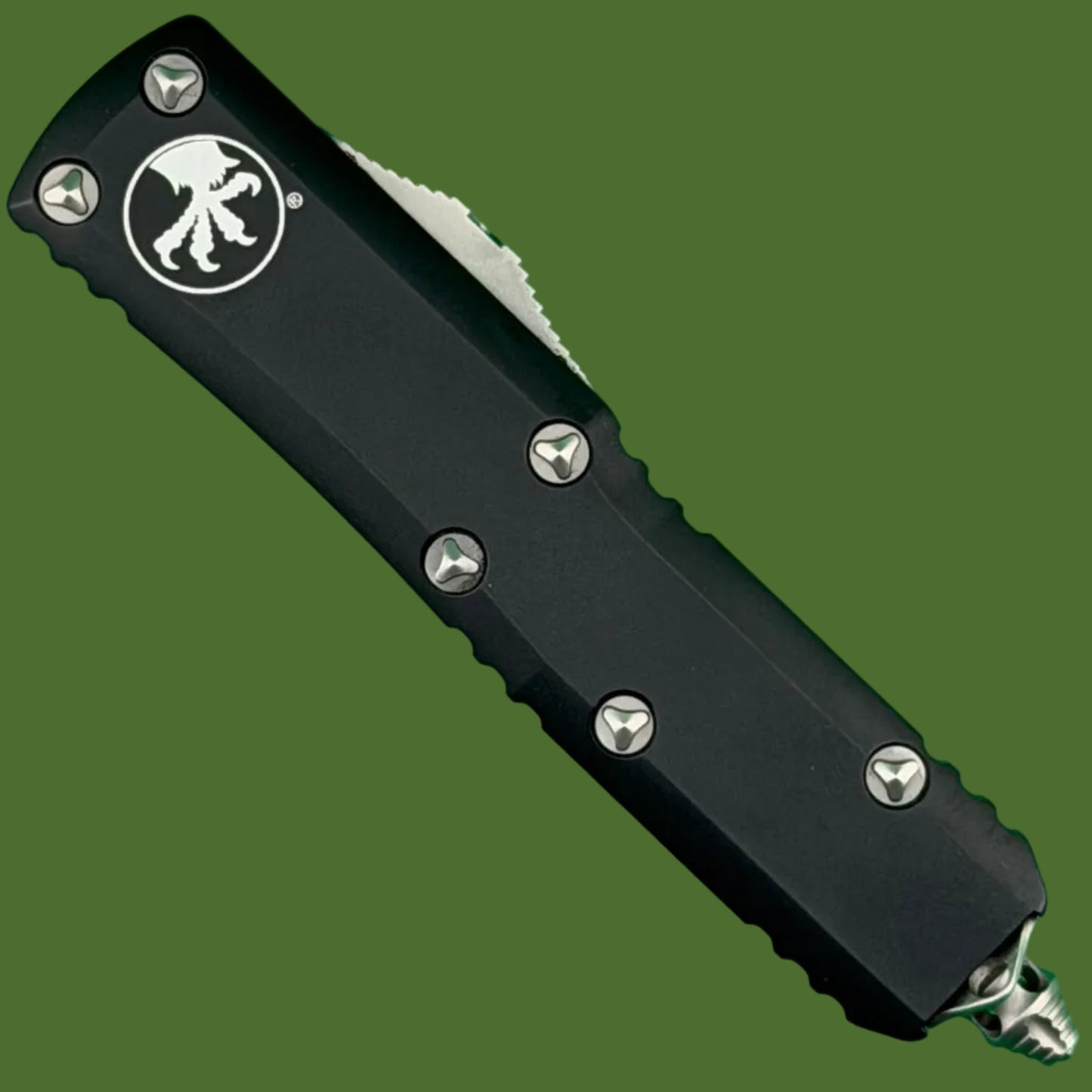 *Pre-Owned* Microtech UTX-85 D/E Stonewash Partial Serrated 232-11
