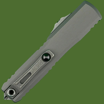 *Pre-Owned* Microtech Ultratech ZBP S/E Natural Clear Apocalyptic Standard 1121-10APNC