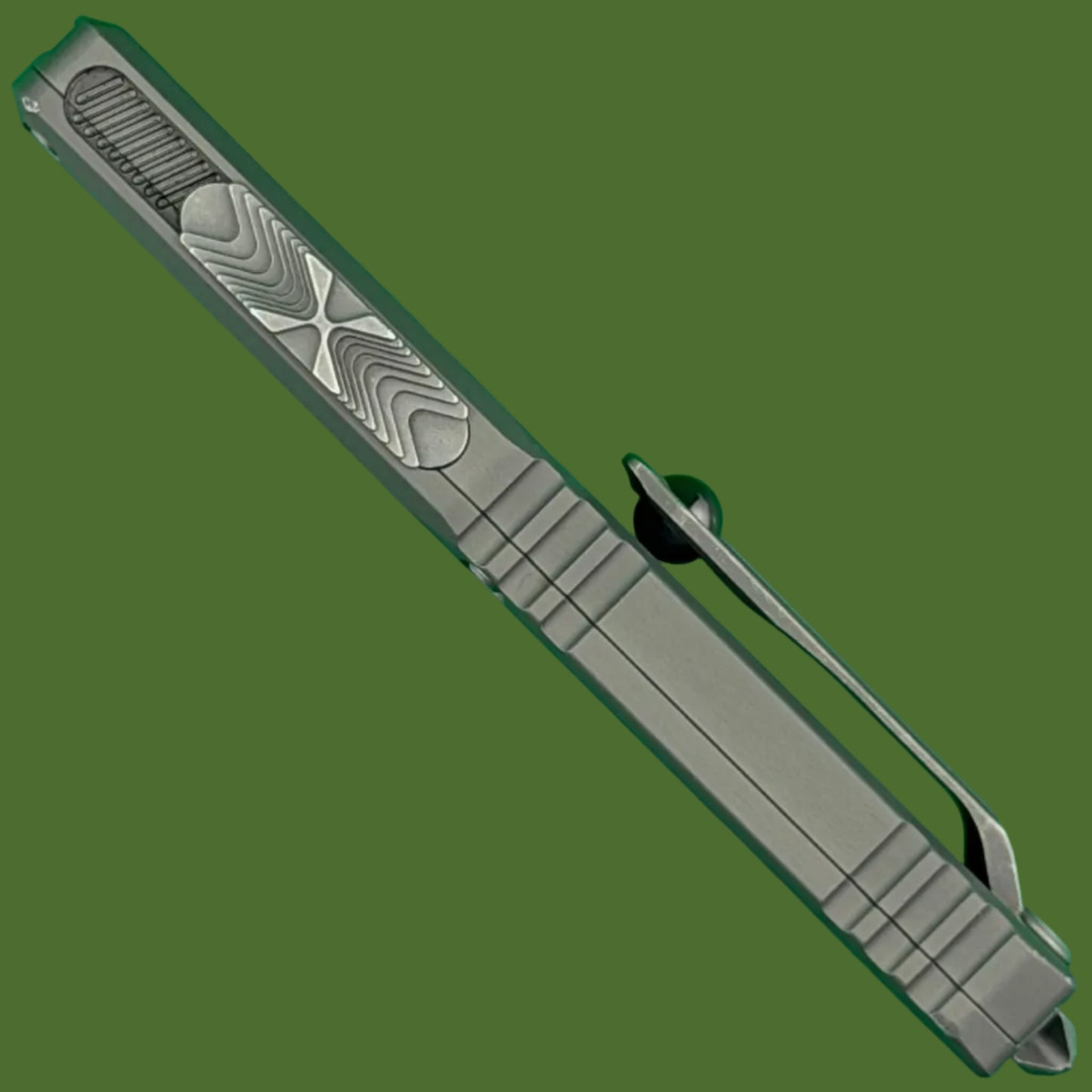 *Pre-Owned* Microtech Ultratech ZBP S/E Natural Clear Apocalyptic Standard 1121-10APNC