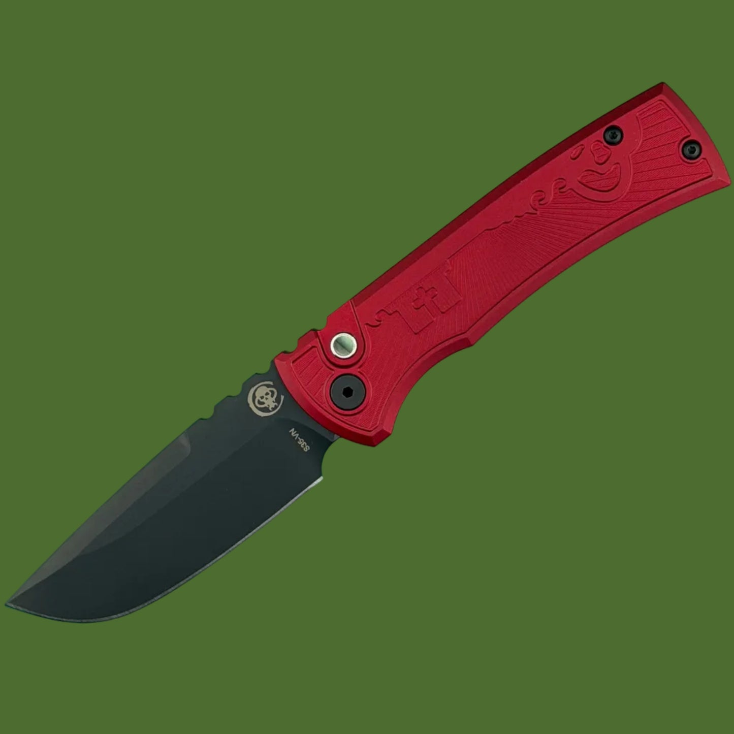 *Pre-Owned* Chaves Redencion 229 Auto Red Key Milled DLC Drop Point