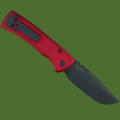 *Pre-Owned* Chaves Redencion 229 Auto Red Key Milled DLC Drop Point