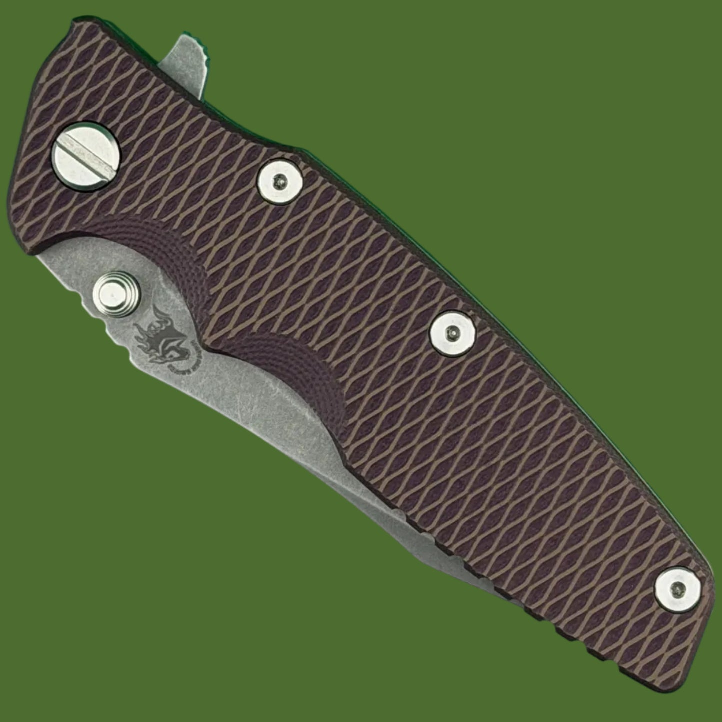 *Pre-Owned* Hinderer Eklipse 3.5” Battle Bronze Tri-Way Spearpoint
