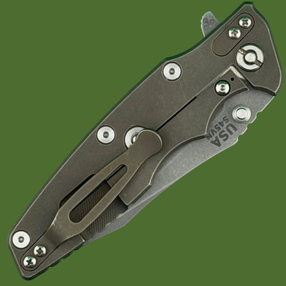 *Pre-Owned* Hinderer Eklipse 3.5” Battle Bronze Tri-Way Spearpoint