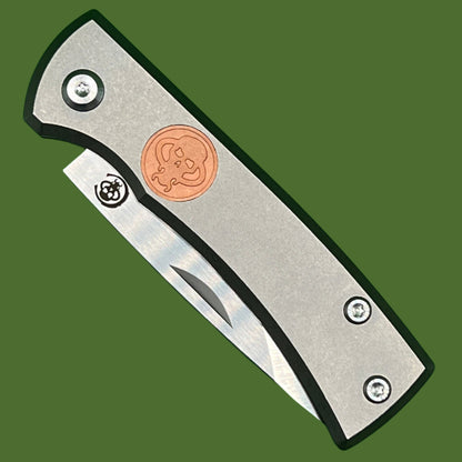 Chaves Redencion Tanto Slip Joint Smooth Titanium (Copper Inlay)