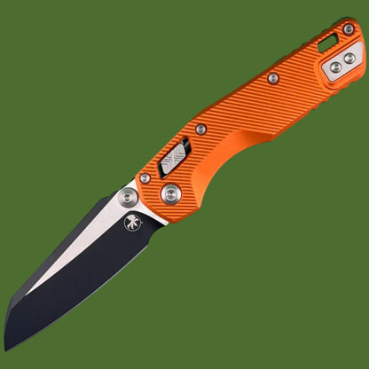 Microtech MSI Mini S/E Fluted Orange Aluminum Standard 210M-1FLOR