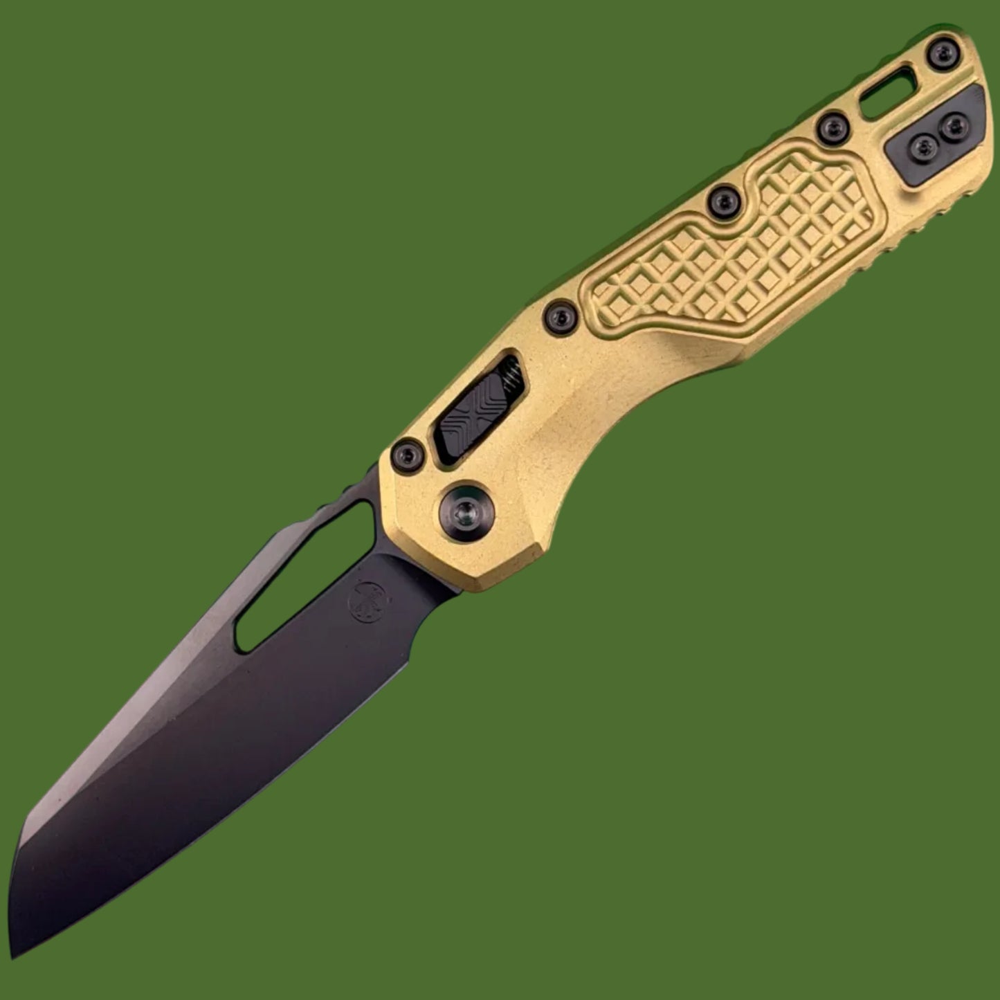 Microtech MSI Marfione Select Naval Brass Stonewash DLC 210-1DLCTFMRS3