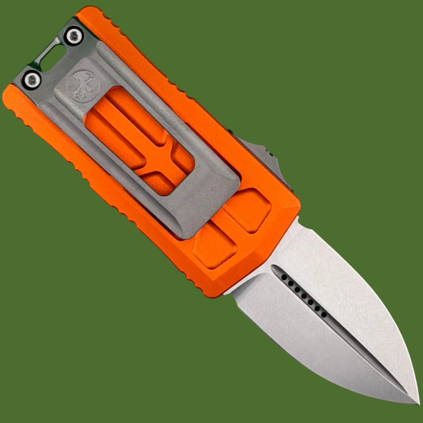 Microtech Exocet II D/E Orange Stonewash Standard 1157-10OR