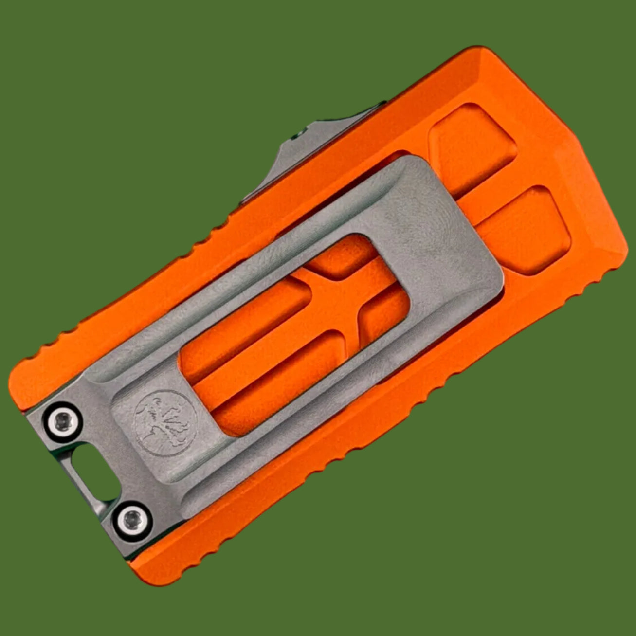 Microtech Exocet II D/E Orange Stonewash Standard 1157-10OR