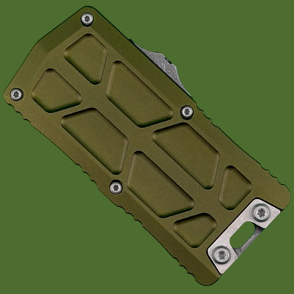Microtech Exocet II Wharncliffe OD Green Apocalyptic Standard 1156-10APOD