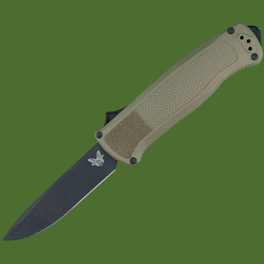*Pre-Owned* Benchmade Shootout Drop Point OTF OD Green Grivory 5371BK-1
